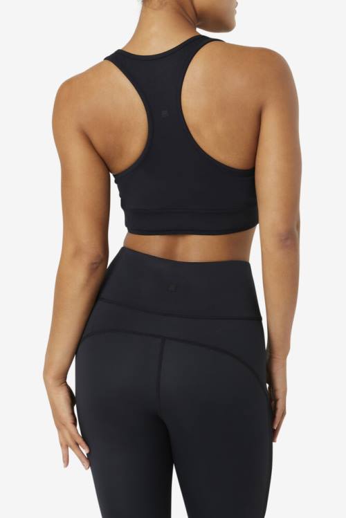 Fila Uplift Racerback Bra Naisten Topit Mustat | Fila951FV