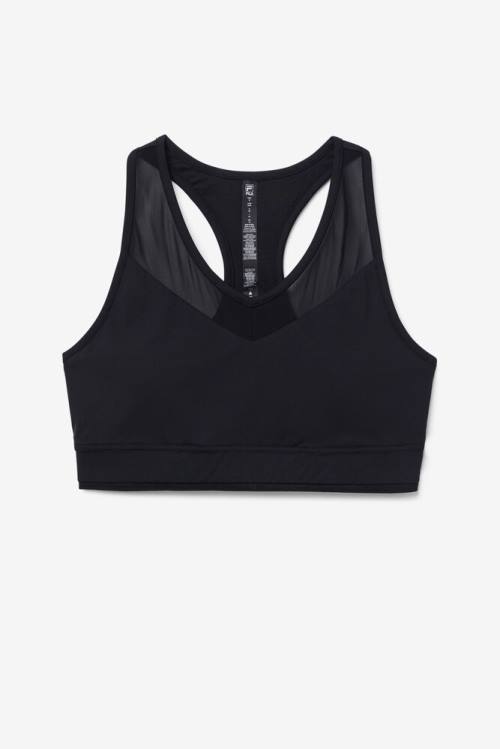 Fila Uplift Racerback Bra Naisten Topit Mustat | Fila951FV