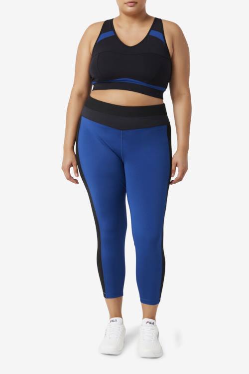 Fila Uplift Racerback Sports Bra Naisten Topit Mustat Laivastonsininen | Fila036JV