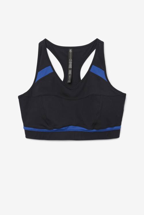 Fila Uplift Racerback Sports Bra Naisten Topit Mustat Laivastonsininen | Fila036JV