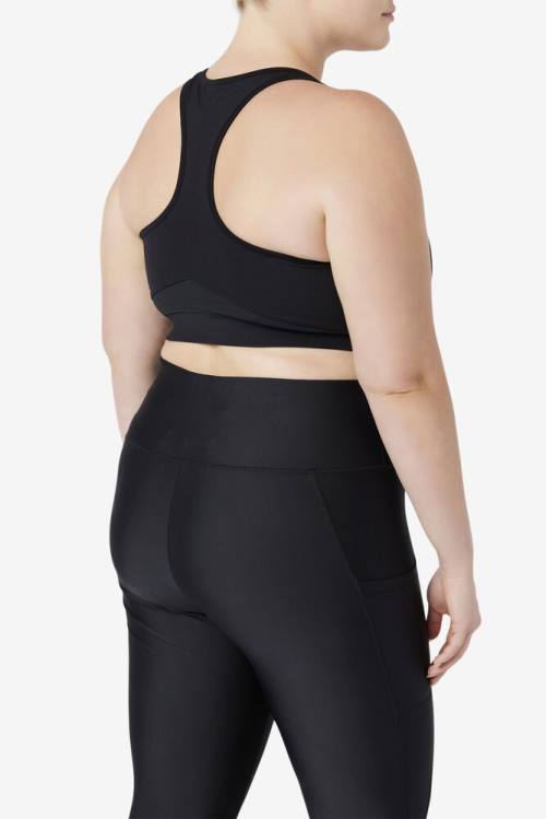 Fila Uplift Racerback Sports Bra Naisten Topit Mustat | Fila162CB