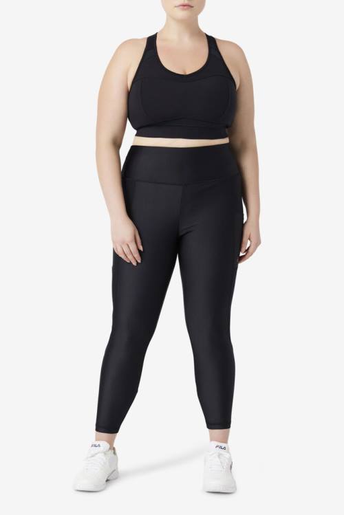 Fila Uplift Racerback Sports Bra Naisten Topit Mustat | Fila162CB