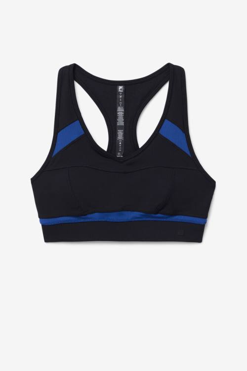 Fila Uplift Racerback Sports Bra Naisten Topit Mustat Laivastonsininen | Fila751LW