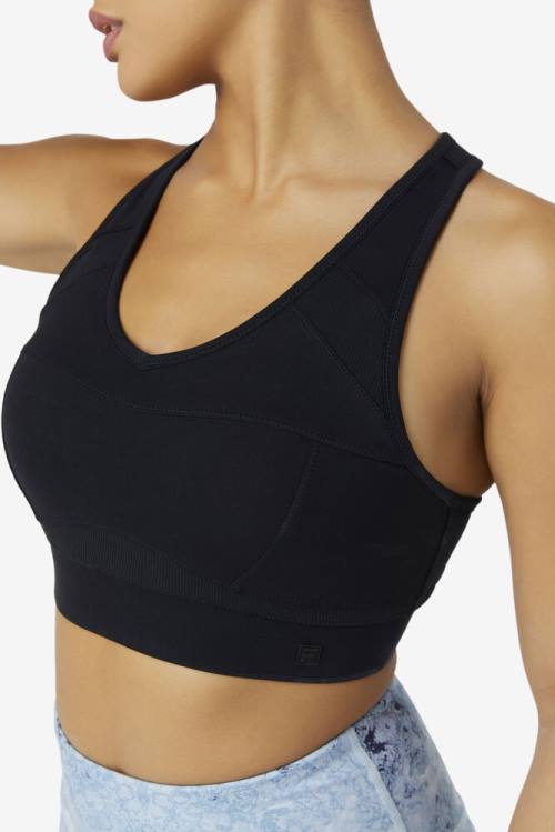 Fila Uplift Racerback Sports Bra Naisten Topit Mustat | Fila940BN