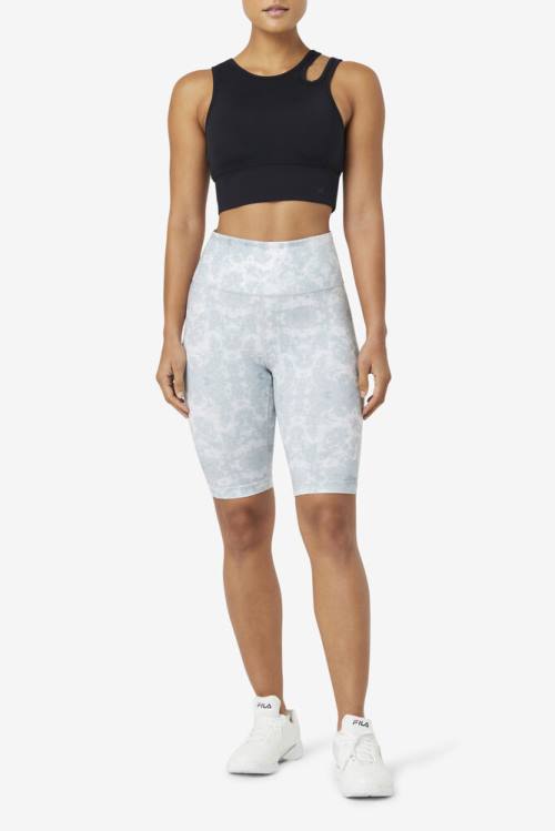 Fila Uplift Slice Crop Bra Naisten Topit Mustat | Fila014PB