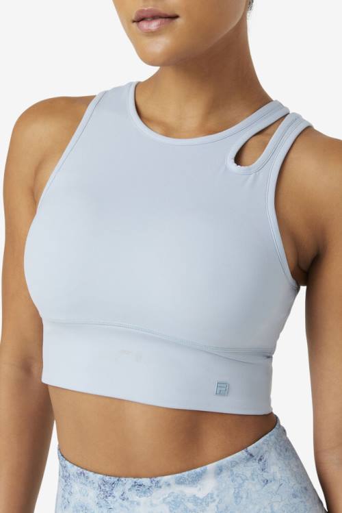 Fila Uplift Slice Crop Bra Naisten Topit Sininen | Fila126TS