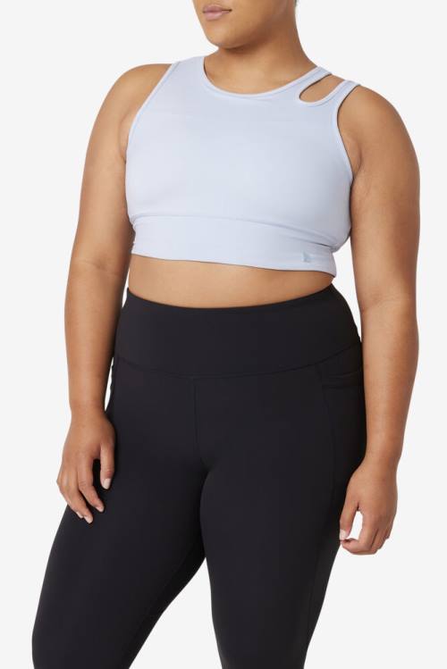 Fila Uplift Slice Crop Bra Naisten Topit Sininen | Fila217RN