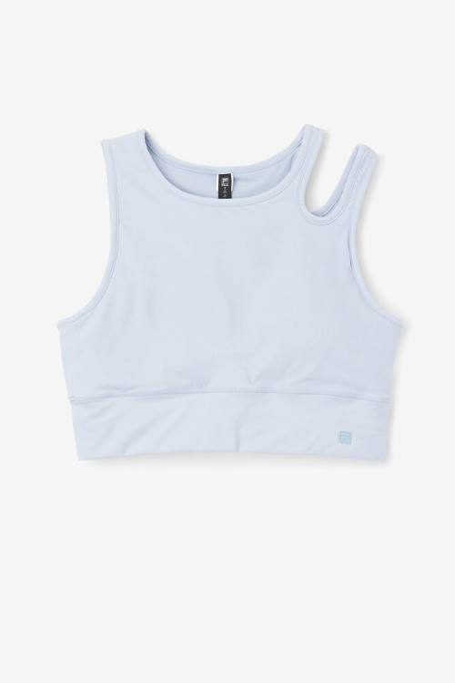 Fila Uplift Slice Crop Bra Naisten Topit Sininen | Fila217RN