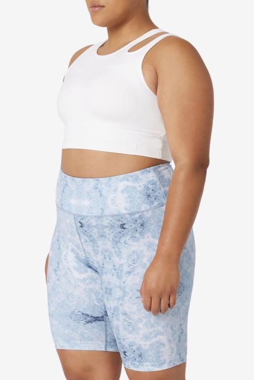 Fila Uplift Slice Crop Bra Naisten Topit Valkoinen | Fila423FG