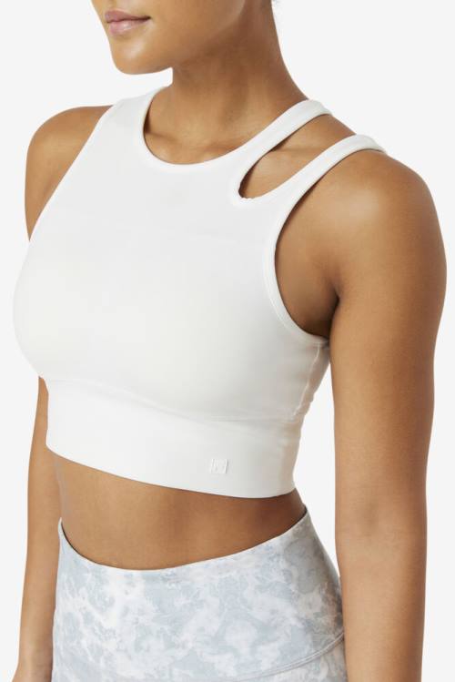 Fila Uplift Slice Crop Bra Naisten Topit Valkoinen | Fila716NH