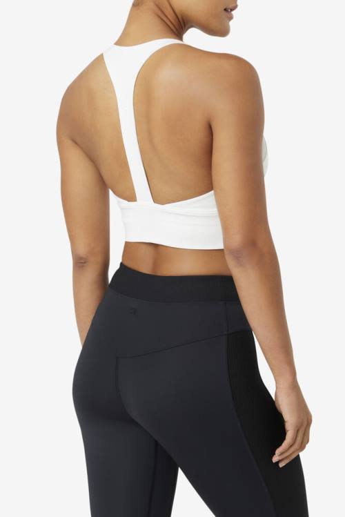 Fila Uplift T-back Sports Bra Naisten Topit Valkoinen | Fila053BM