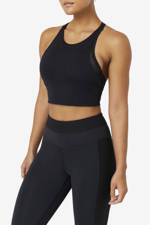 Fila Uplift T-back Sports Bra Naisten Topit Mustat | Fila142HR