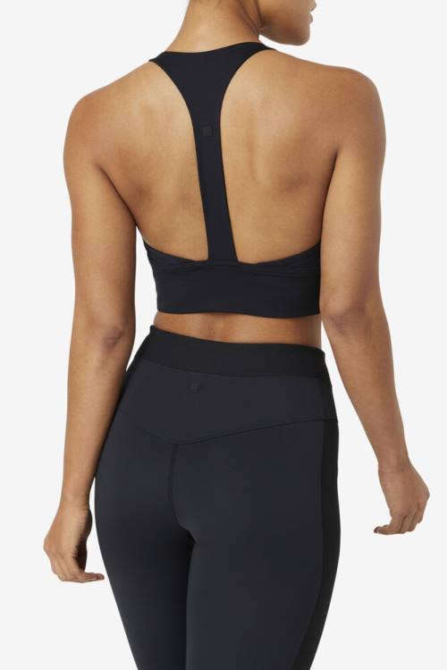 Fila Uplift T-back Sports Bra Naisten Topit Mustat | Fila142HR