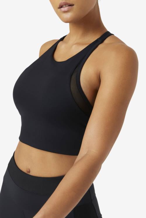 Fila Uplift T-back Sports Bra Naisten Topit Mustat | Fila142HR