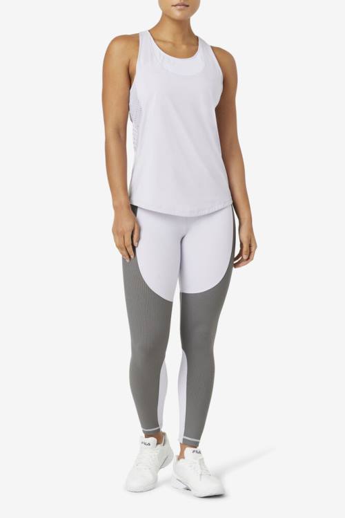 Fila Uplift Textured Racerback Tank Naisten Topit Laventeli Sininen | Fila524XP