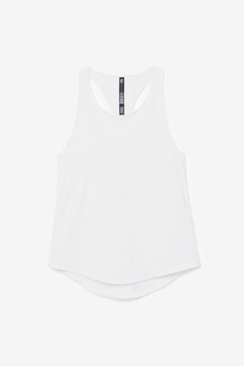 Fila Uplift Textured Racerback Tank Naisten Topit Valkoinen | Fila720JL