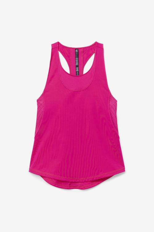 Fila Uplift Textured Racerback Tank Naisten Topit Vaaleanpinkki | Fila937OC