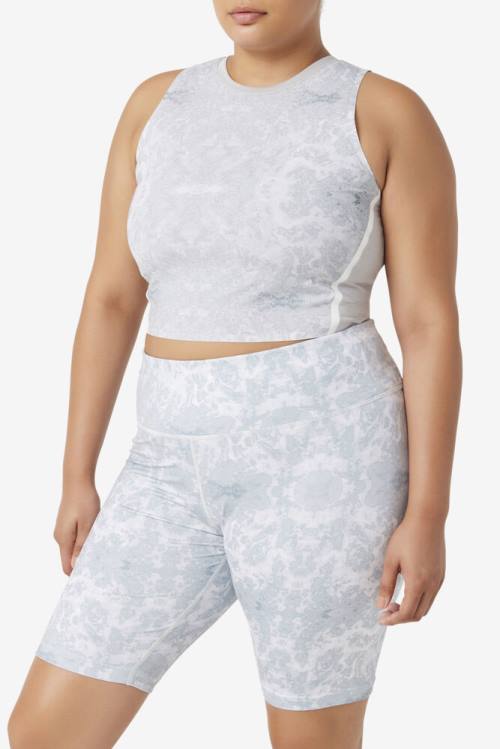 Fila Uplift Urheilulliset Crop Naisten Topit Valkoinen | Fila370JB