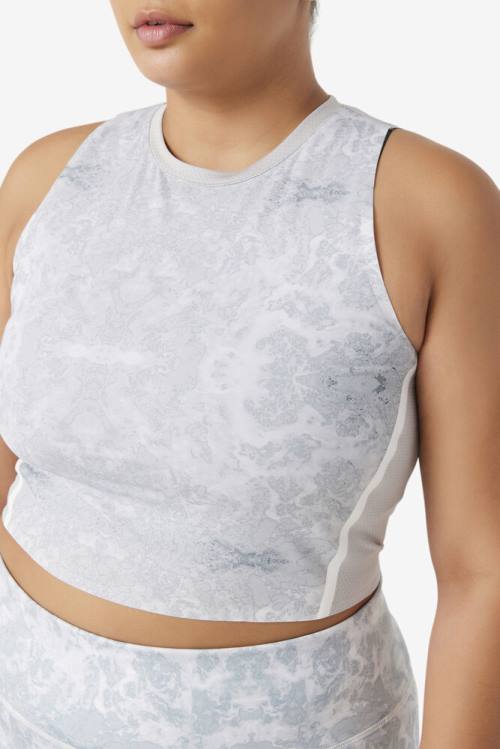 Fila Uplift Urheilulliset Crop Naisten Topit Valkoinen | Fila370JB