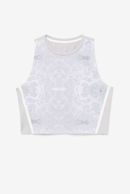 Fila Uplift Urheilulliset Crop Naisten Topit Valkoinen | Fila370JB