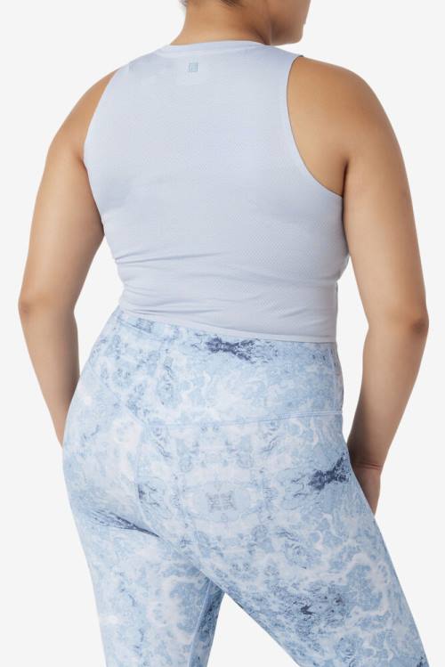 Fila Uplift Urheilulliset Crop Naisten Topit Sininen Mustat | Fila639HW