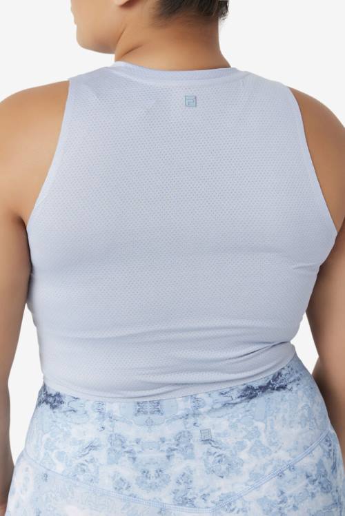 Fila Uplift Urheilulliset Crop Naisten Topit Sininen Mustat | Fila639HW
