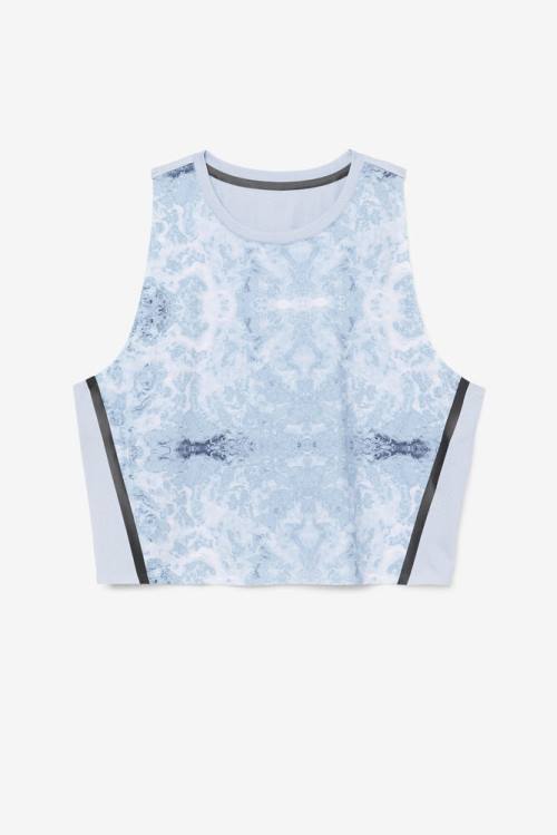 Fila Uplift Urheilulliset Crop Naisten Topit Sininen Mustat | Fila639HW