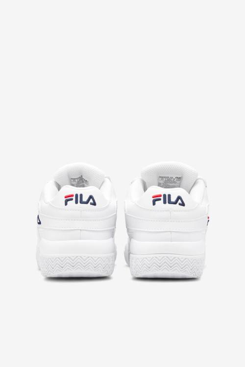 Fila Uproot Naisten Tennarit Valkoinen Laivastonsininen Punainen | Fila479VG