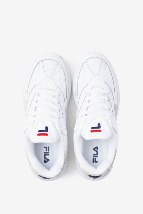 Fila V94m Miesten Tennarit Valkoinen Laivastonsininen Punainen | Fila754HY