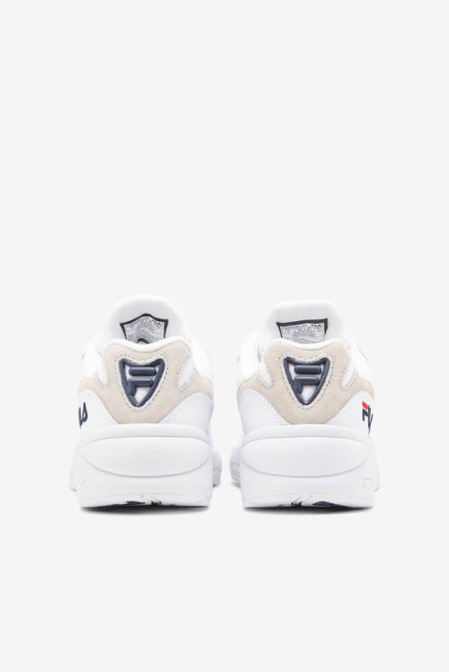Fila V94m Miesten Tennarit Valkoinen Laivastonsininen Punainen | Fila754HY
