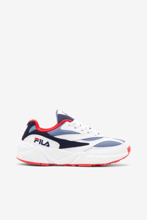 Fila V94m Naisten Tennarit Valkoinen Laivastonsininen | Fila796ZD
