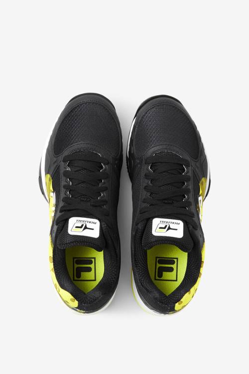 Fila Volley Zone Miesten Tennarit Mustat Valkoinen Keltainen | Fila750MA