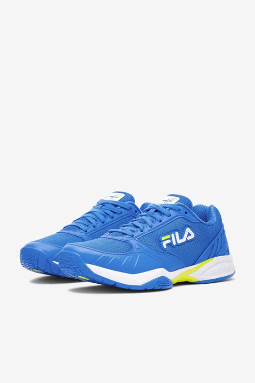 Fila Volley Zone Miesten Tennarit Sininen Valkoinen Keltainen | Fila386CP