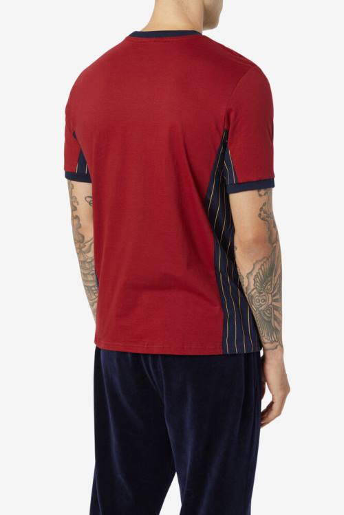 Fila Warner Tee Miesten T Paidat Laivastonsininen | Fila460KE