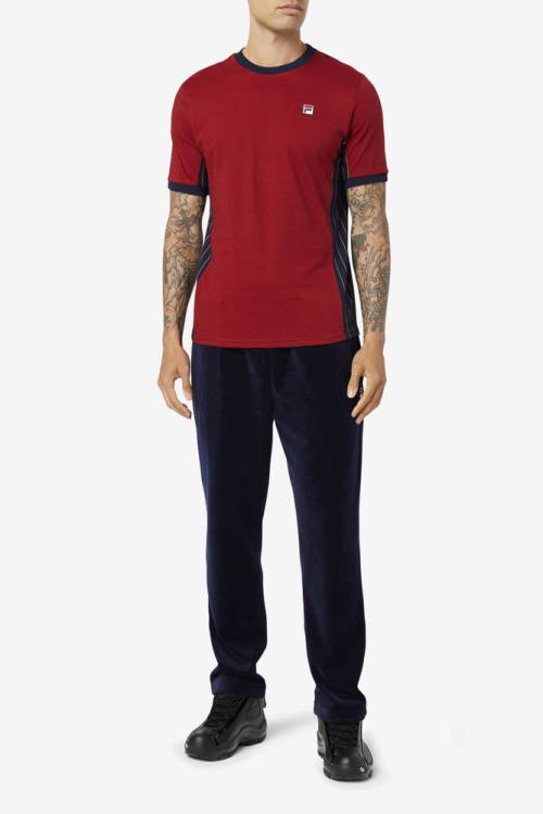 Fila Warner Tee Miesten T Paidat Laivastonsininen | Fila460KE