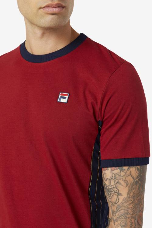 Fila Warner Tee Miesten T Paidat Laivastonsininen | Fila460KE
