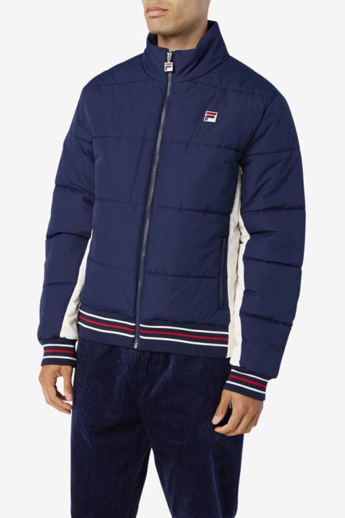 Fila Watson Puffer Miesten Takki Laivastonsininen | Fila417UF