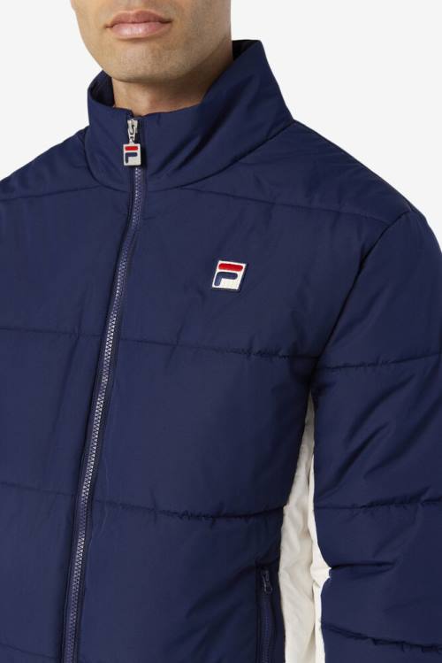 Fila Watson Puffer Miesten Takki Laivastonsininen | Fila417UF