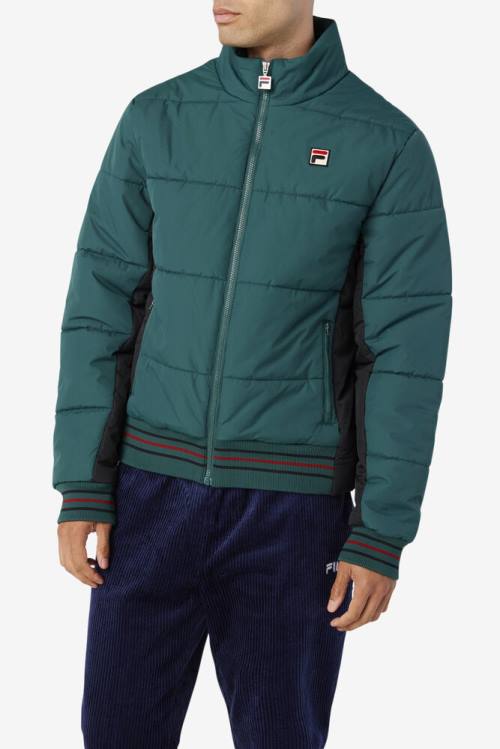 Fila Watson Puffer Miesten Takki Mustat | Fila056YD