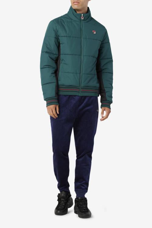 Fila Watson Puffer Miesten Takki Mustat | Fila056YD
