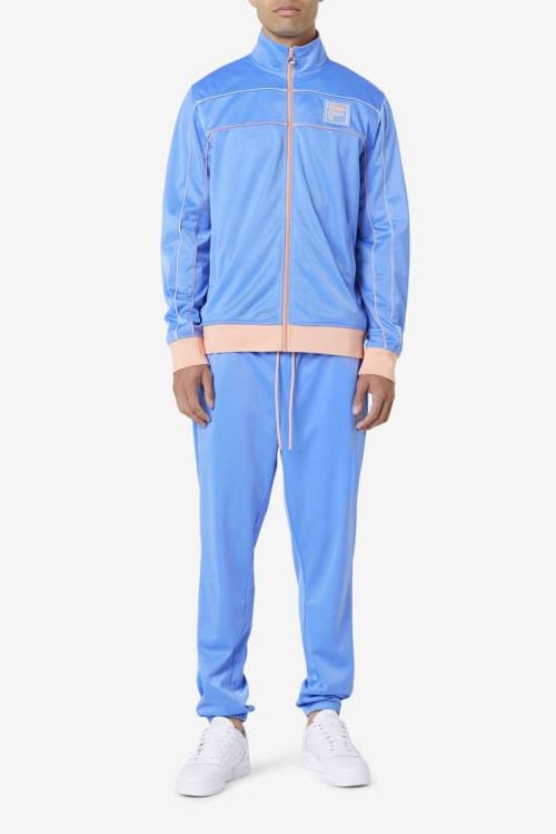 Fila Wayan Track Miesten Housut Kukka Sininen Koralli Harmaat | Fila456QJ