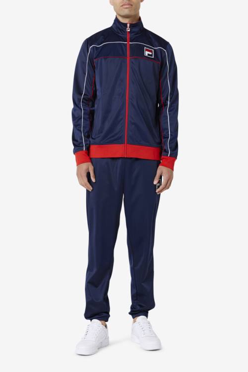 Fila Wayan Track Miesten Housut Laivastonsininen Punainen Valkoinen | Fila741QA