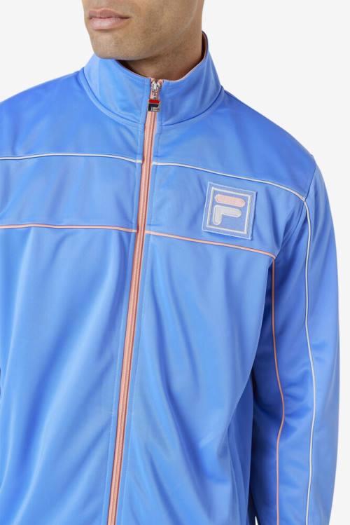 Fila Wayan Track Miesten Takki Kukka Sininen Koralli Harmaat | Fila961BS