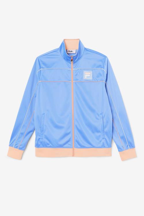 Fila Wayan Track Miesten Takki Kukka Sininen Koralli Harmaat | Fila961BS