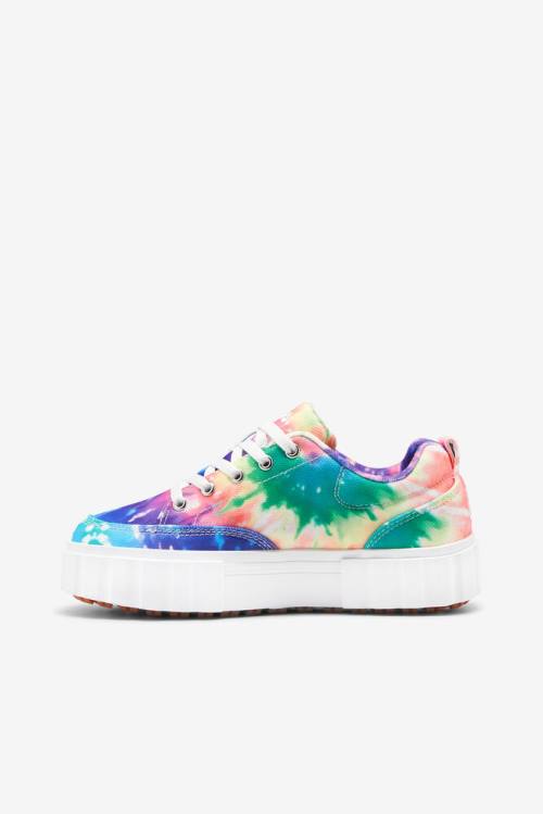 Fila Wosandblast Low Tie Dye Miesten Tennarit Monivärinen Valkoinen | Fila968PW