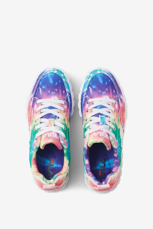 Fila Wosandblast Low Tie Dye Miesten Tennarit Monivärinen Valkoinen | Fila968PW