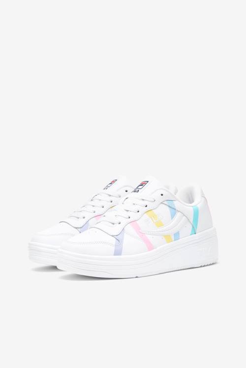 Fila Wx-100 Stripe Naisten Tennarit Valkoinen Sininen | Fila938KE
