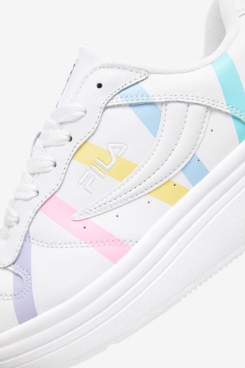 Fila Wx-100 Stripe Naisten Tennarit Valkoinen Sininen | Fila938KE