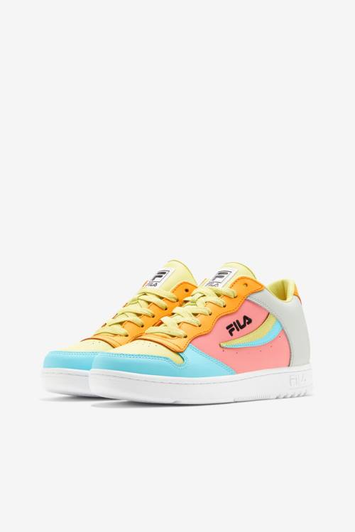 Fila Wx-110 Naisten Tennarit Vaaleanvihreä Sininen Oranssi | Fila846BM