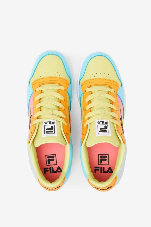Fila Wx-110 Naisten Tennarit Vaaleanvihreä Sininen Oranssi | Fila846BM